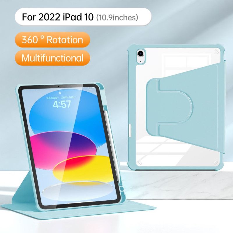 Etui iPad (2025) Roterende Stativ Og Pastelfarvet Cover