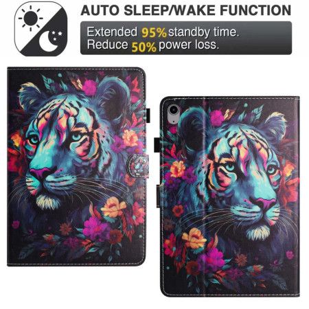 Etui Til iPad (2025) Farverig Tiger