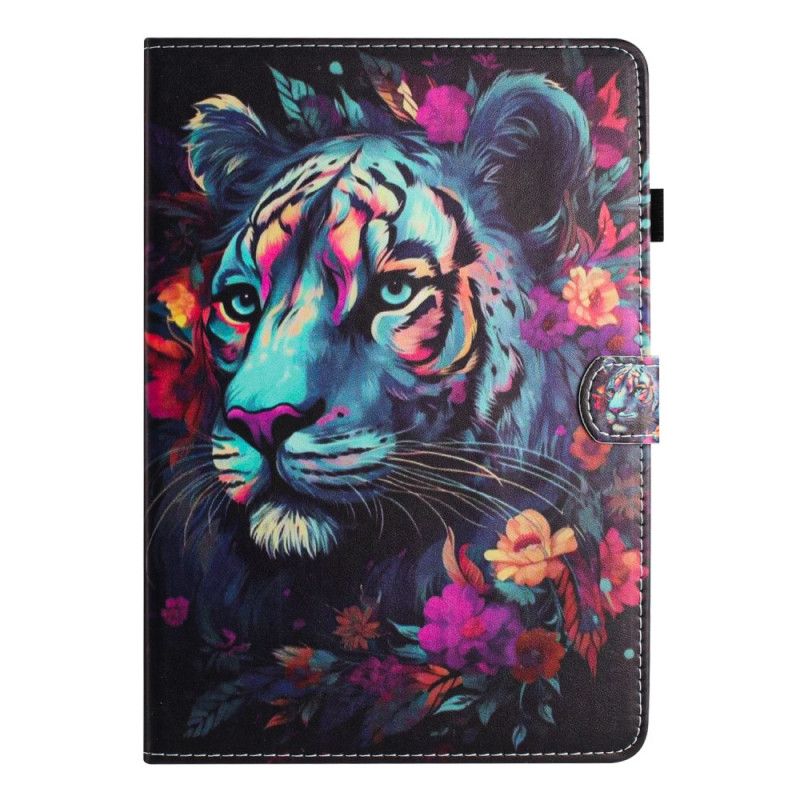 Etui Til iPad (2025) Farverig Tiger