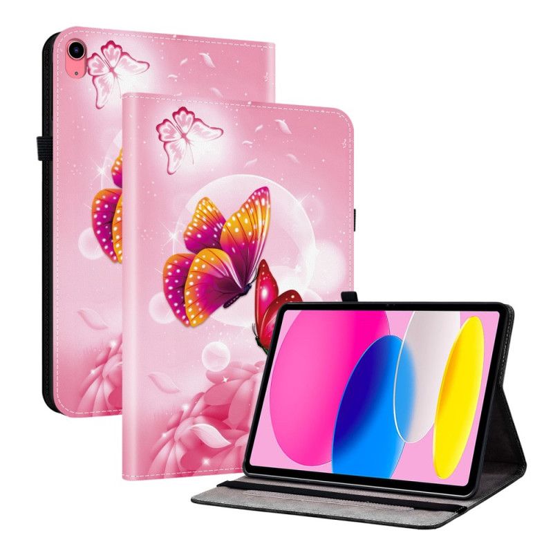 Etui Til iPad (2025) Lyserøde Sommerfugle