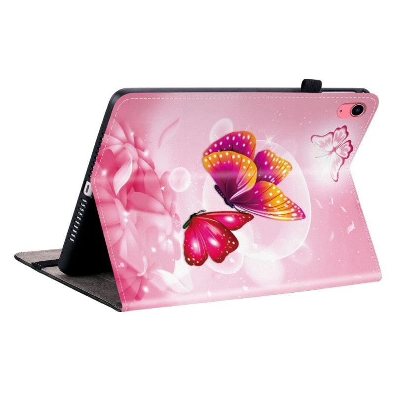 Etui Til iPad (2025) Lyserøde Sommerfugle