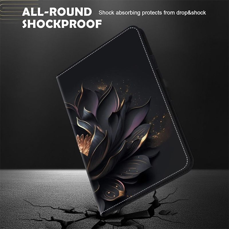 Etui Til iPad (2025) Sort Rose