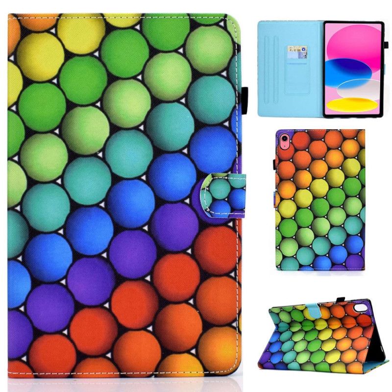 Flip Cover iPad (2025) Geometrisk Design