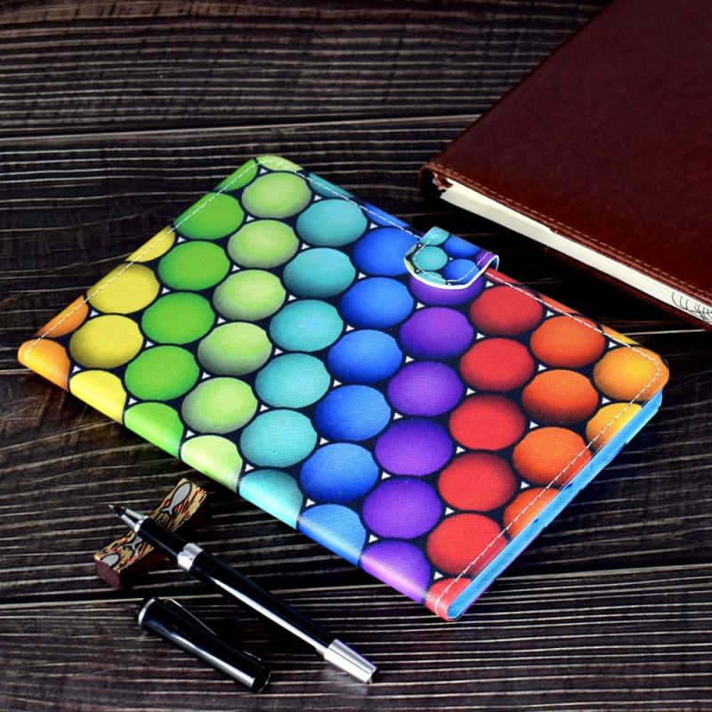 Flip Cover iPad (2025) Geometrisk Design