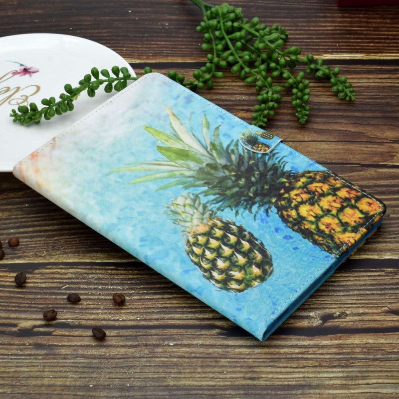Flip Cover iPad (2025) Grafisk Ananas