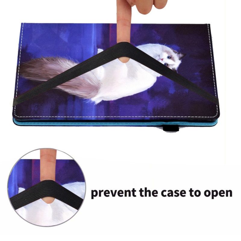 Flip Cover iPad (2025) Hvid Kat