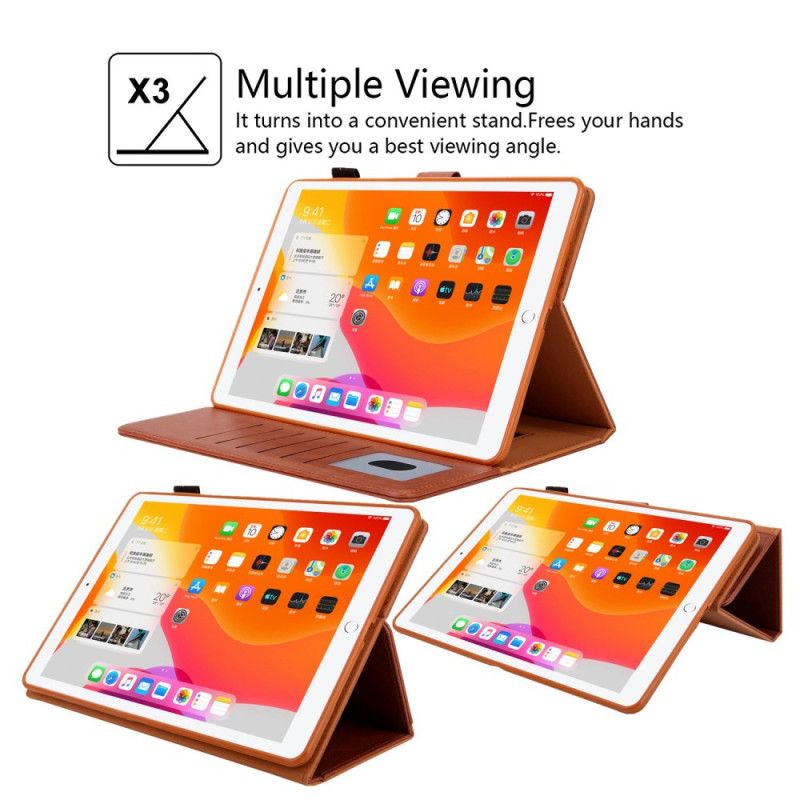 Flip Cover iPad (2025) Pailletter Med Sølvlås