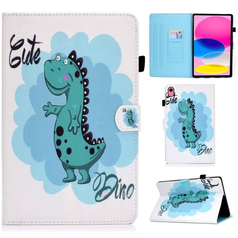 Flip Cover iPad (2025) Sød Dinosaur