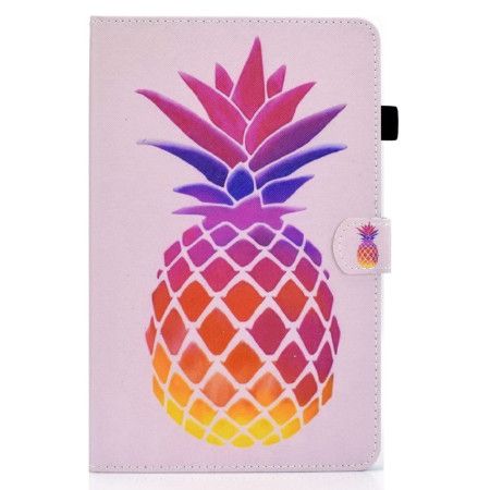 Læder Cover iPad (2025) Farverig Ananas