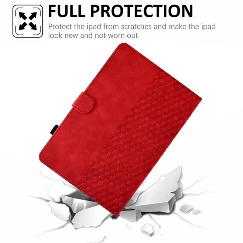 Læder Cover iPad (2025) Telefon Etui 3d-mønster