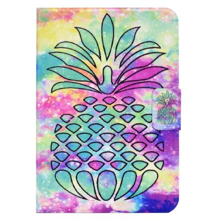 Læder Cover iPad (2025) Telefon Etui Grafisk Ananas