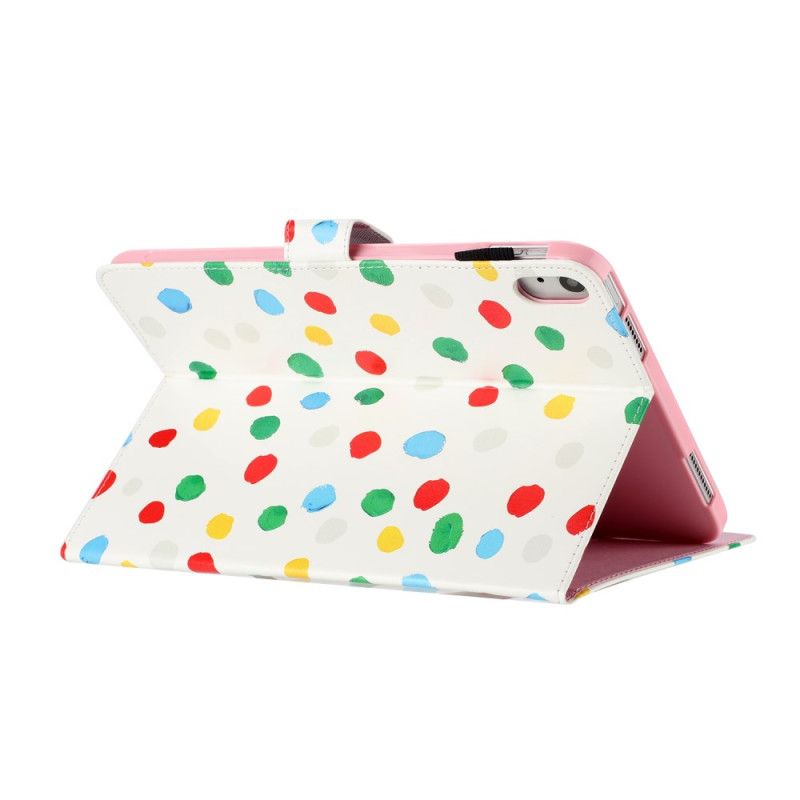 Læder Cover iPad (2025) Telefon Etui Prikker