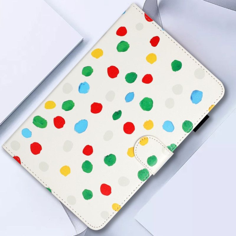 Læder Cover iPad (2025) Telefon Etui Prikker