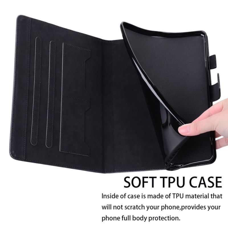 Læder Cover iPad (2025) Telefon Etui Sjov Lås