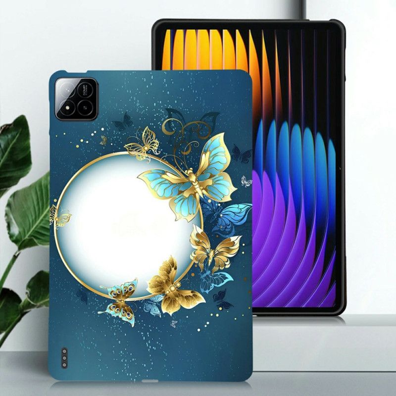 Cover Til Xiaomi Pad 7 / 7 Pro Sommerfuglekrans