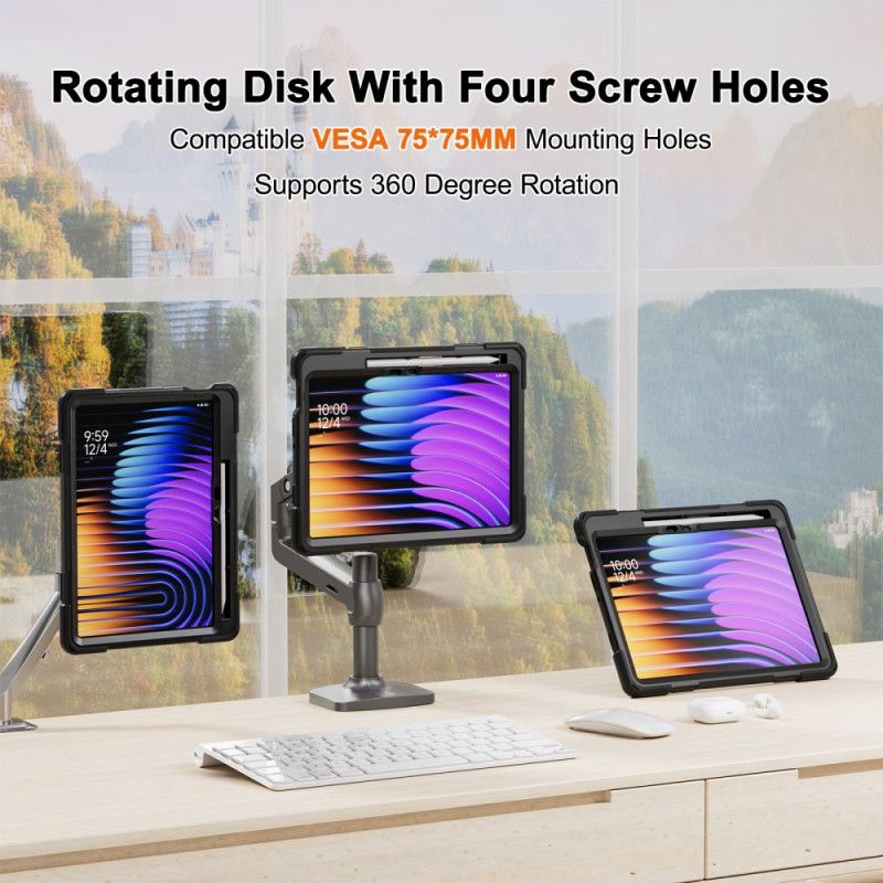 Cover Xiaomi Pad 7 / 7 Pro Roterende Støtte