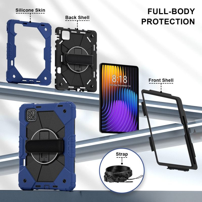 Cover Xiaomi Pad 7 / 7 Pro Telefon Etui Fuld Beskyttelse Med Skulderrem