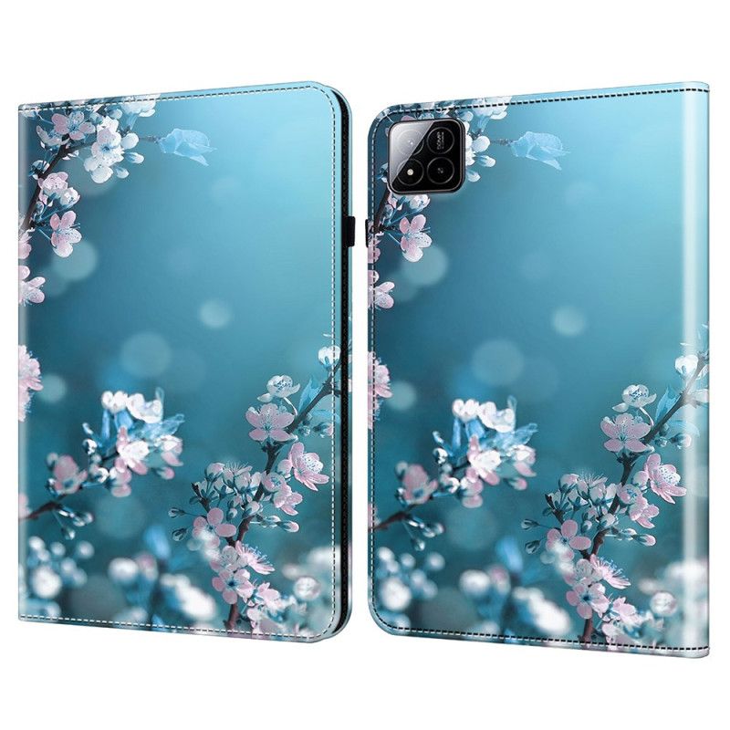 Etui Xiaomi Pad 7 / 7 Pro Ferskenblomster