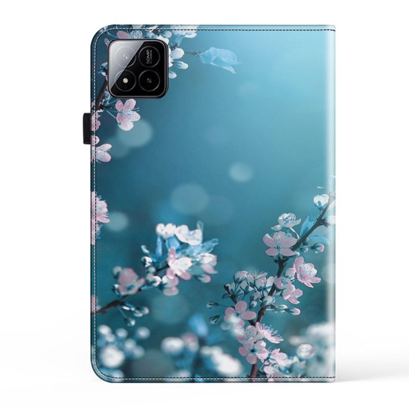 Etui Xiaomi Pad 7 / 7 Pro Ferskenblomster