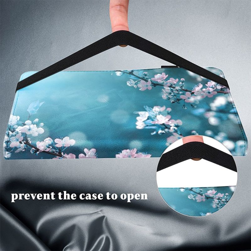 Etui Xiaomi Pad 7 / 7 Pro Ferskenblomster