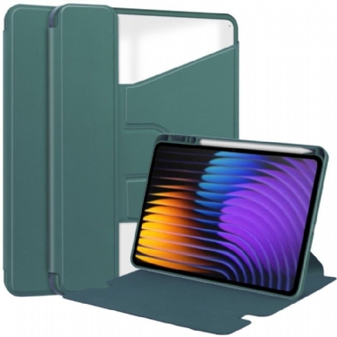 Etui Xiaomi Pad 7 / 7 Pro Læderstil Med Roterende Stativ