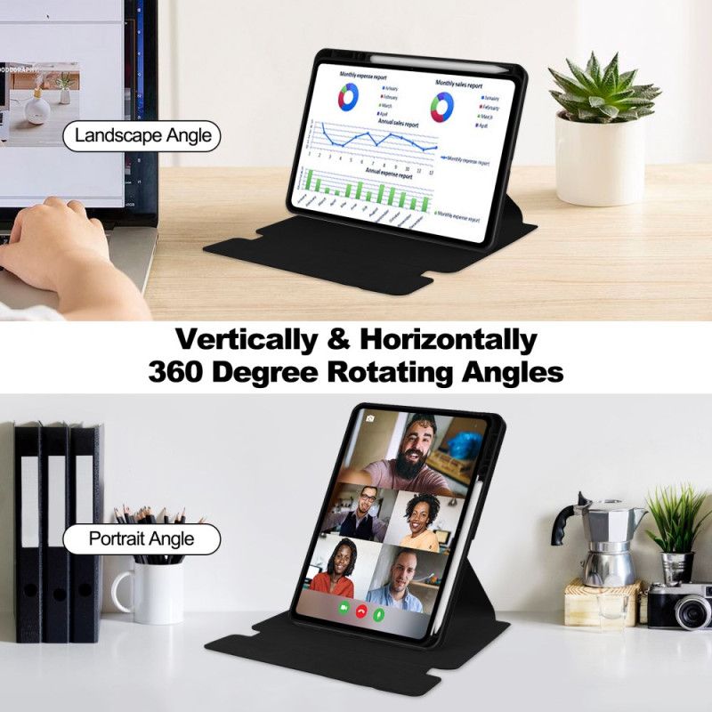 Etui Xiaomi Pad 7 / 7 Pro Læderstil Med Roterende Stativ