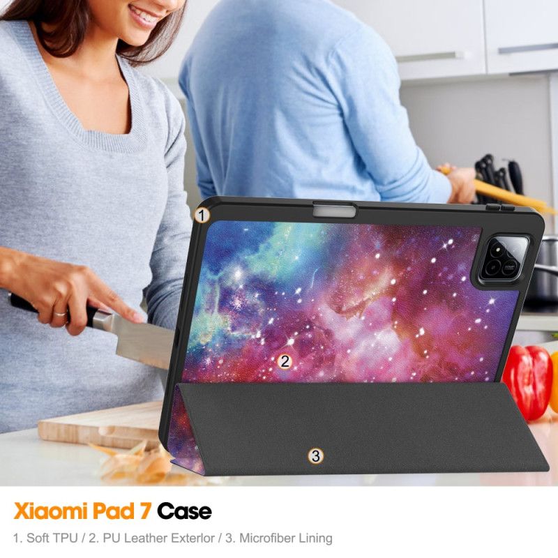 Xiaomi Pad 7 / 7 Pro Galaksemønster-stylusholder